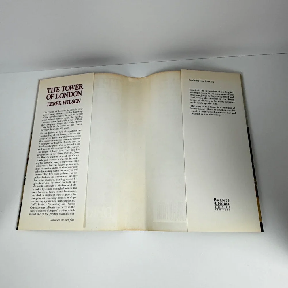 The Tower of London Derek Wilson Hardcover 1993 Barnes & Noble History Book